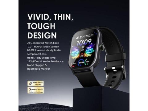 Oraimo Watch 5 2.01” HD Panda Glass 1ATM Smart Watch - Ukwa East, Abia State - 2/3