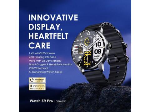 Oraimo 5R Pro 1.43” AMOLED 2.5D Floating Interface Smart Watch - Obonoma, Rivers State - 2/3