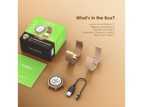 Oraimo Muse 1.32” AMOLED IP68 Smart Watch - Kebbe, Sokoto State - 3/3