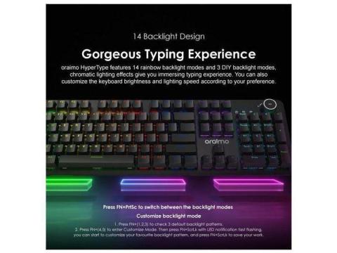 Oraimo Hyper Type Wired Mechanical Keyboard - Enugu South, Enugu State - 2/3