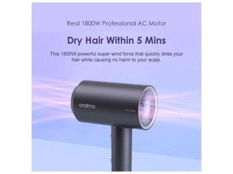 Oraimo Smart Hair Dryer 1800W Negative Ion Hair Dryer-Kabo, Kano State - 3/3