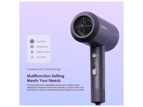 Oraimo Smart Hair Dryer 1800W Negative Ion Hair Dryer-Kisi, Oyo State - 2/3