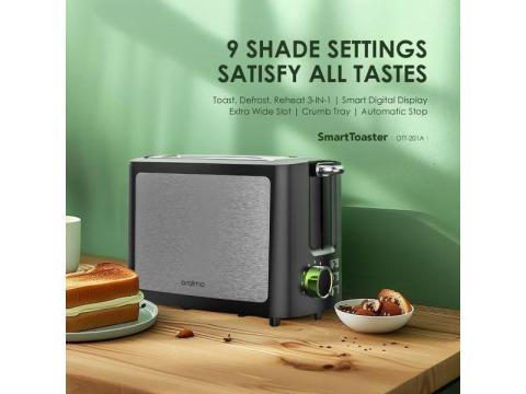 Oraimo SmartToaster 950W 9-Shade 3-in-1 Toaster-Bakura, Zamfara State - 2/3