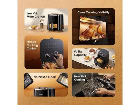 Oraimo SmartAirFryer 1500W Cooking Visible Fryer-Lamurde, Adamawa State - 2/3