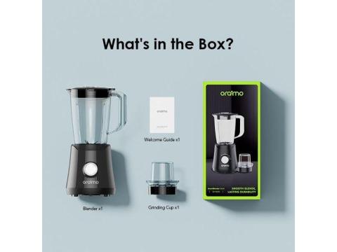Oraimo SmartBlender Sleek 1.5L 2 Speeds Blender-Omoku, Rivers State - 2/3