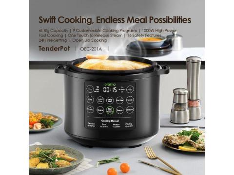 Oraimo TenderPot 6L 1000W Electric Pressure Cooker-Ejigbo, Osun State - 3/3