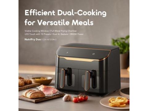 Oraimo NutriFry Duo 8L 2800W AirFryer-Kiyawa, Jigawa State - 3/3