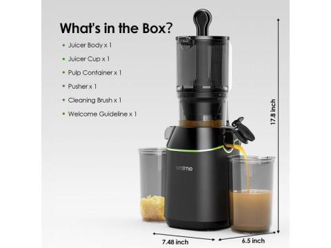 Oraimo EasyJuice 108mm Diameter 800ML Slow Juicer-Shomolu, Lagos State - 3/3