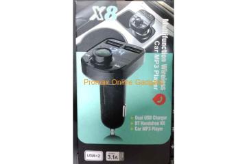 X8 Multifunction Wireless Car MP3 Player - Ebute-Metta, Lagos State, Nigeria