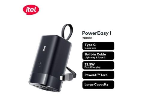 itel PowerEasy I 20000 mAh Power Bank-Ikem, Enugu State - 1/3