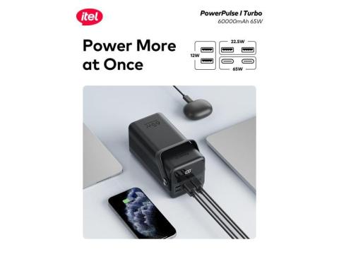 itel PowerPulse I 60000mAh Turbo A1990 Power Bank -Bode Saadu, Kwara State - 3/3