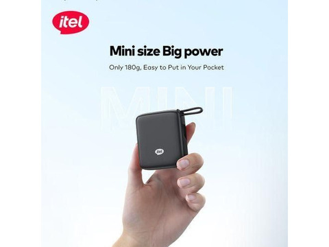 itel PowerEasy 1 Type-C 10000mAh Nano Power Bank-Nkwerre, Imo State - 2/3