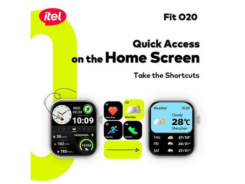 itel SmartWatch Fit 020 2.04" HD Display-Lafia, Nasarawa State - 2/3