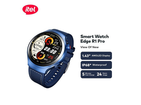 itel Smart Watch Edge R1 Pro 043 AMOLED Display-Igbo-Ora, Oyo State - 1/3