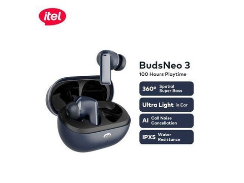 itel TWS BudsNeo 3 ENC 100 Hours Earbuds  -Malumfashi, Katsina State - 1/3