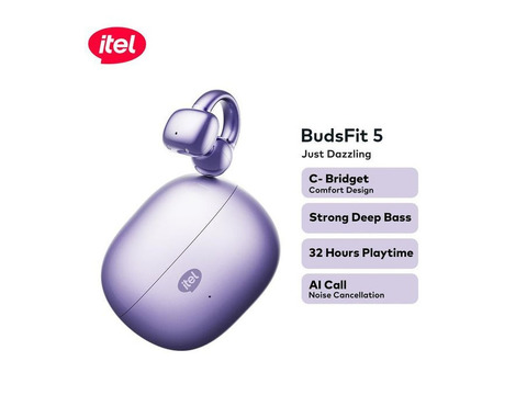 itel BudsFit 5 Strong Deep Bass Earbud-Egbe-Idimu, Lagos State - 1/3