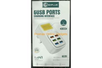 Shplus 6USB Ports Charging Interface Adapter - Kiyawa, Jigawa State