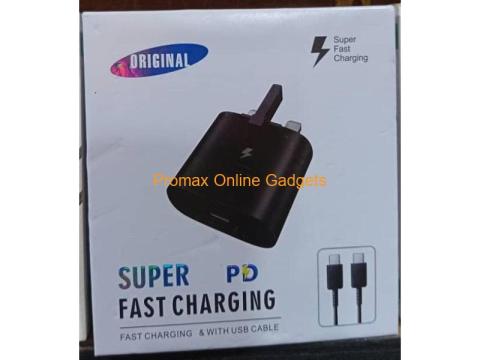 Original Samsung Type-C to Type-C charger for sale In Bende, Abia State