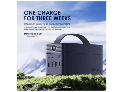 Oraimo PowerBox 600 60000mAh 22.5W Power Bank - Oguta, Imo State - 3/3