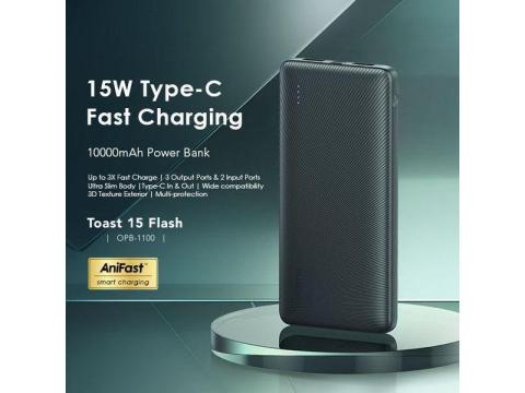 Oraimo 10000mAh Toast 15 Flash Fast Charging Power Bank - Epe, Lagos State - 1/3