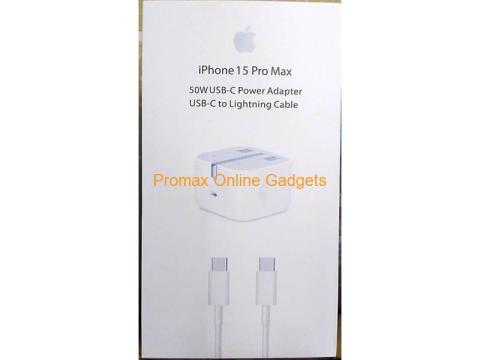 Original iPhone 15 Pro Max charger for sale in Damaturu, Yobe State