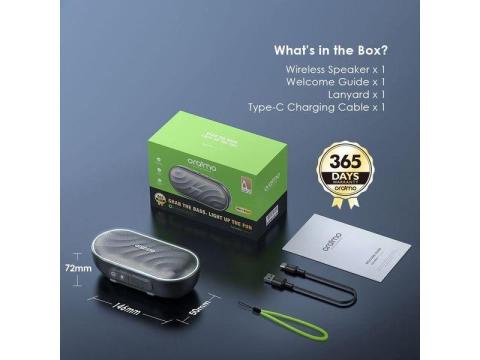 Oraimo SpaceBox 8W FM Bluetooth Wireless Speaker - Damboa, Borno State - 2/3