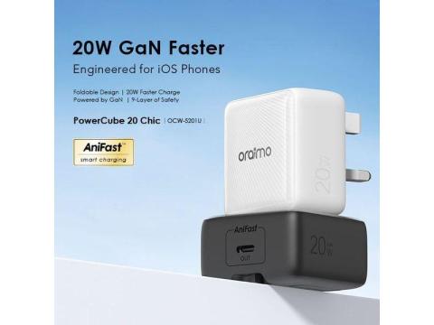 Oraimo PowerCube 20 Chic 20W GaN Wall Charger Kit - Ruma, Katsina State - 1/3