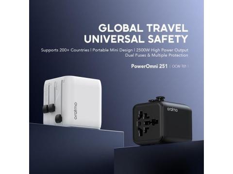 Oraimo PowerOmni 251 2500W Multi-Plug Travel Converter - Asari-Toru, Rivers State - 2/3