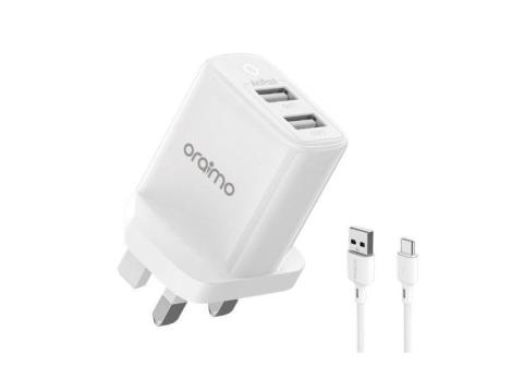 Oraimo FireFly 2U 12W Wall Charger Kit - Amuwo-Odofin, Lagos State - 1/3