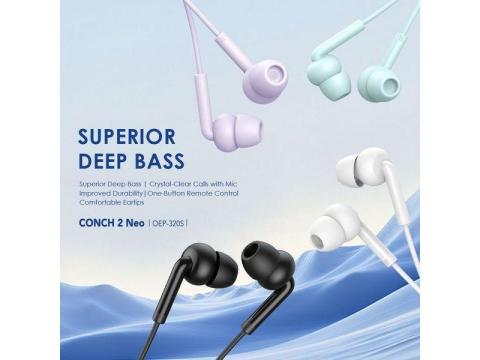 Oraimo CONCH 2 Neo 3.5MM In-Ear Wired Headphones - Ojota, Lagos State - 2/3